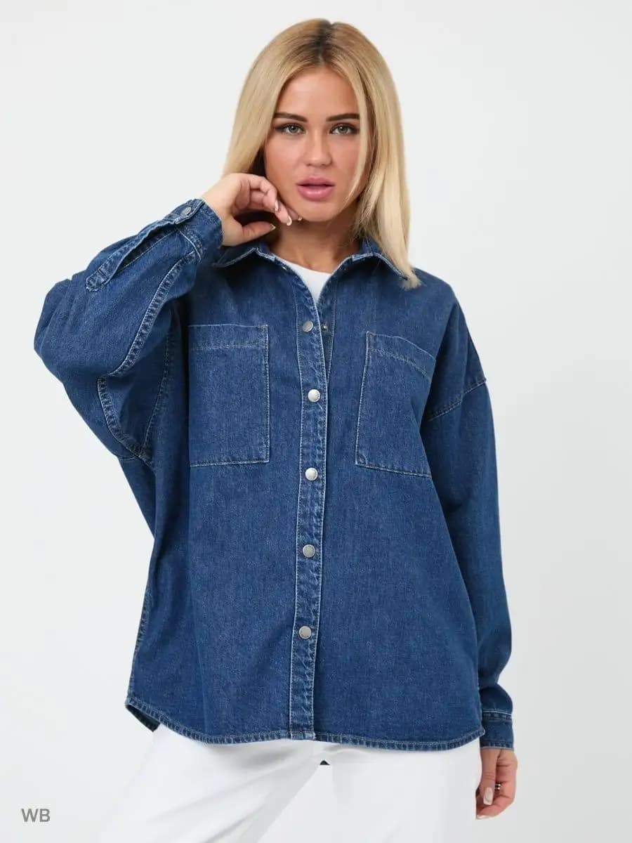 Джинсовая Oversize Рубашка Dasmann