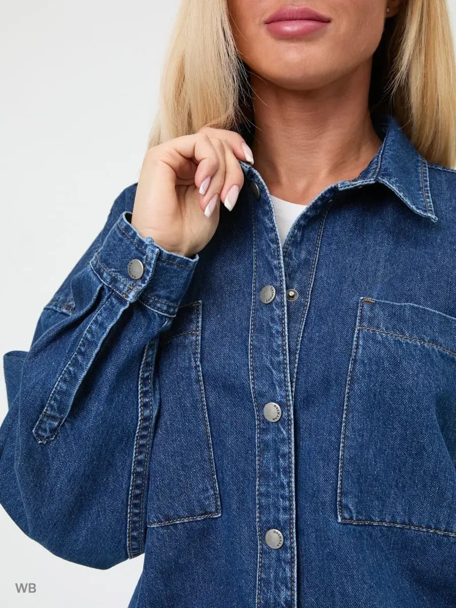 Джинсовая Oversize Рубашка Dasmann