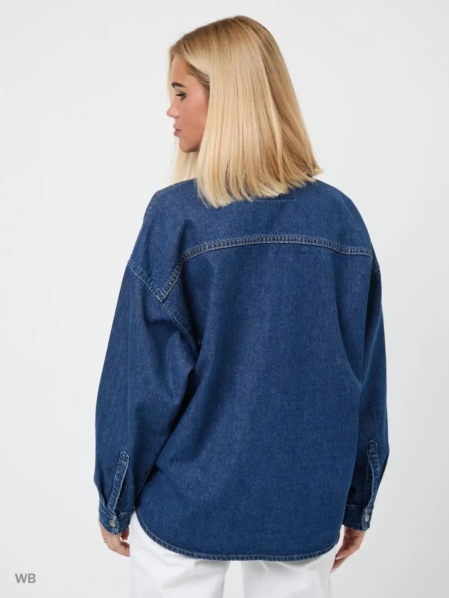 Джинсовая Oversize Рубашка Dasmann